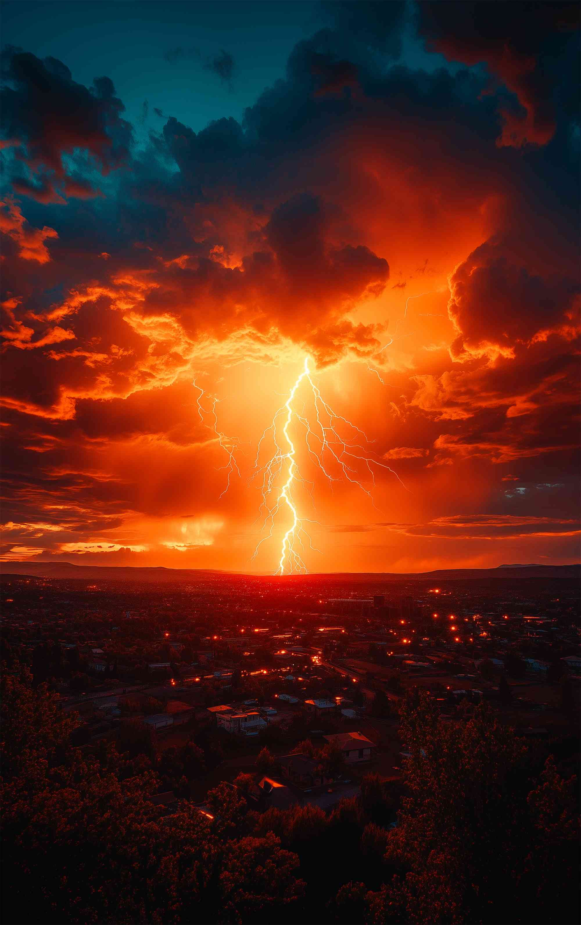 Wallpaper - Lightening sky | MirrorLog